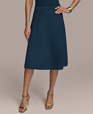 Donna Karan New York Women's Sweater Knit Midi Skirt - Macy's | Macy's