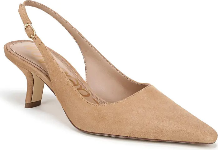Sam Edelman Bianka Slingback Pointed Toe Pump (Women) | Nordstrom | Nordstrom