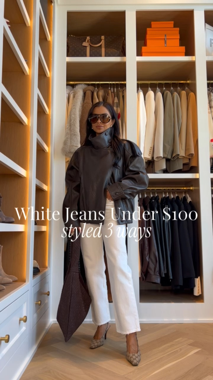 White jeans under $100 styled 3 ways and they are such a spring wardrobe staple. The Levi’s Ribcage Straight Ankle jeans in the Cloud Over wash have that ultra flattering high rise that defines your waist and elongates your legs while keeping a clean, classic straight leg fit.

Levi’s Ribcage Straight Ankle jeans in Cloud Over - wearing a 24, runs TTS. 
miamiamine white jeans under 100 levi's ribcage straight ankle jeans cloud over flattering white denim spring outfit ideas chic everyday style elevated basics casual spring outfits timeless wardrobe staples minimalist fashion finds white denim spring fashion spring outfit inspo revolve anniversary sale revolve must have

#LTKSpringSale #LTKspring #LTKPetite