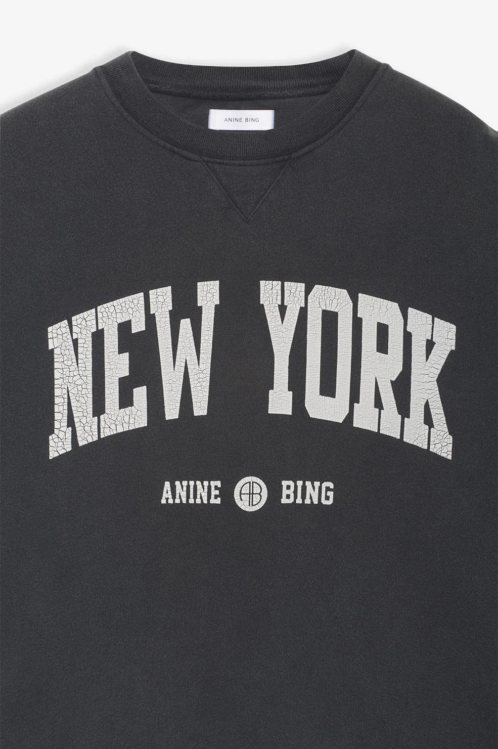 Ramona Sweatshirt University New York - Washed Black | Anine Bing