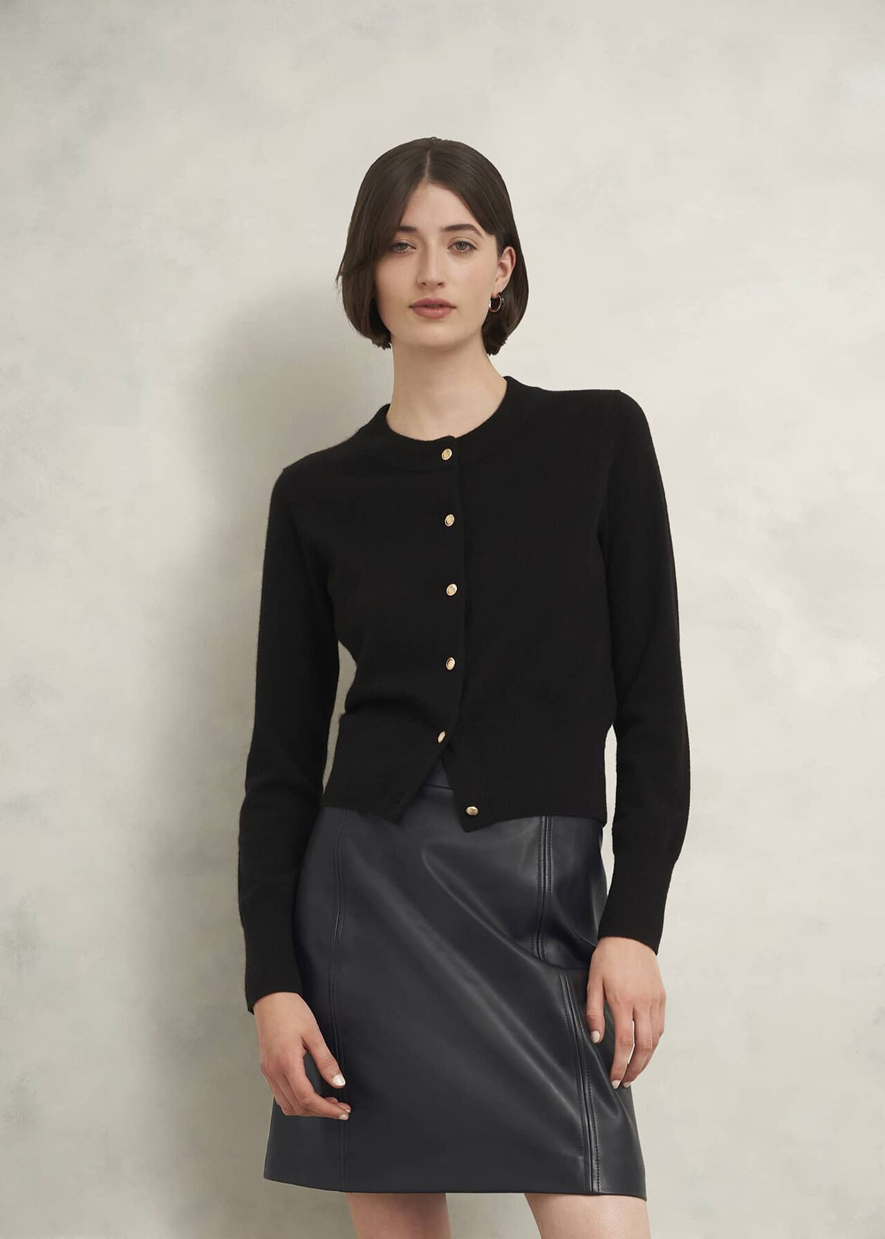 Annabelle Leather Skirt | Hobbs US | | Hobbs