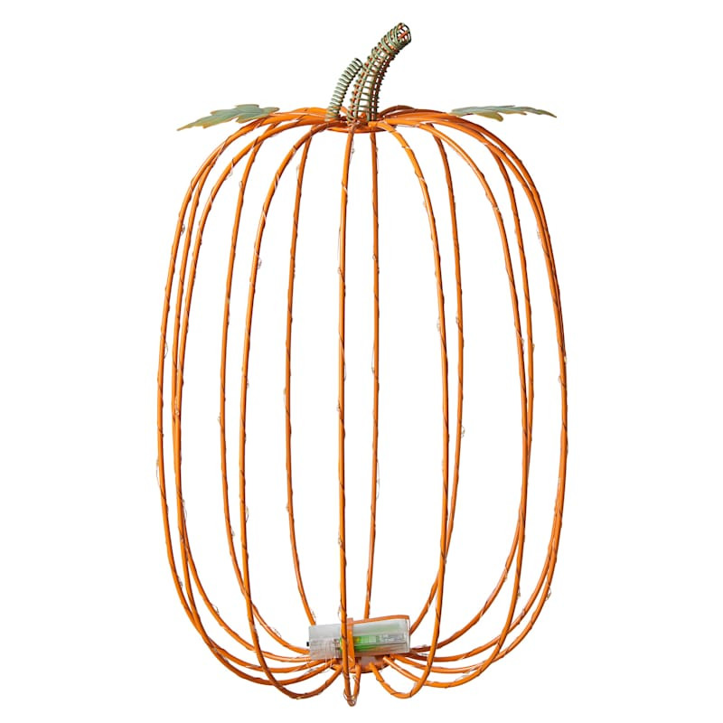 LED Wire Pumpkin Decor, 19.5" | At Home