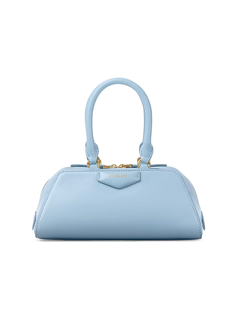 Women's Mini Antigona Cube East-West Top Handle Bag - Light Blue | Saks Fifth Avenue