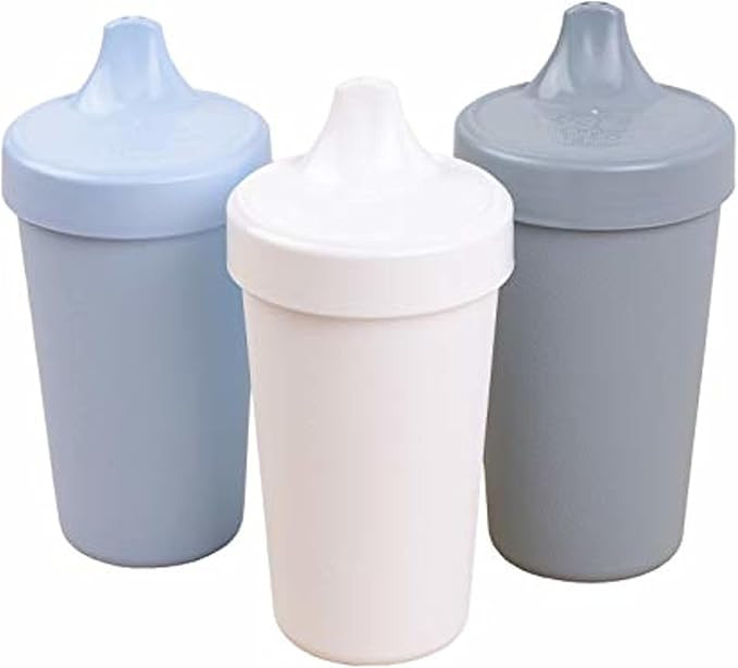 Re-Play Made in USA 10 oz. No Spill Cups for Baby, Toddler & Child Feeding in Ice Blue, White & G... | Amazon (US)