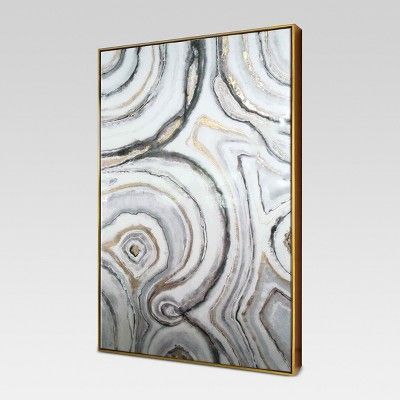 Geode Framed High Gloss Canvas 40"x25" - Project 62™ | Target
