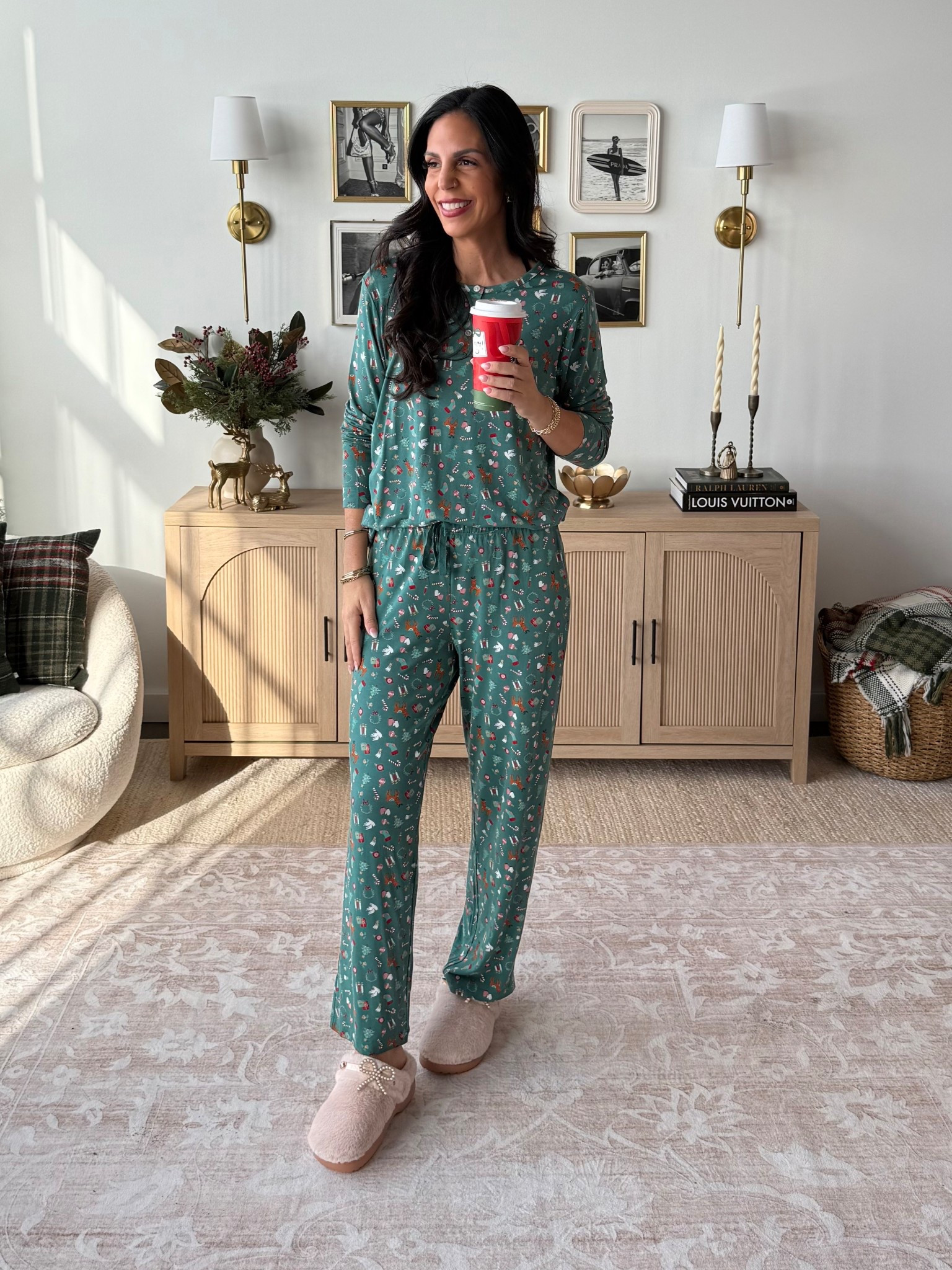 Matching family pajamas x Sofia Grainge 
So soft and comfortable. Perfectly tts 

#LTKHoliday #LTKGiftGuide #LTKU