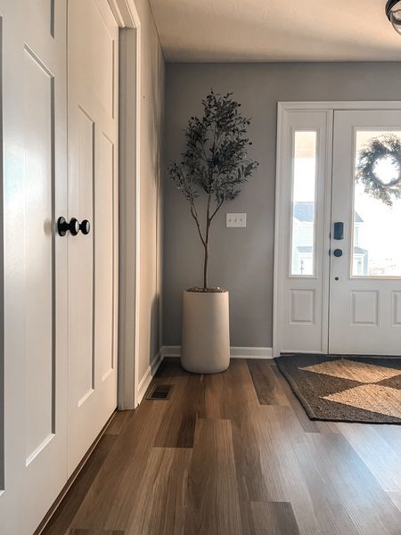 Entryway | Faux Tree | Tall Planter | Jute Rug | Corner Styling

#LTKHome