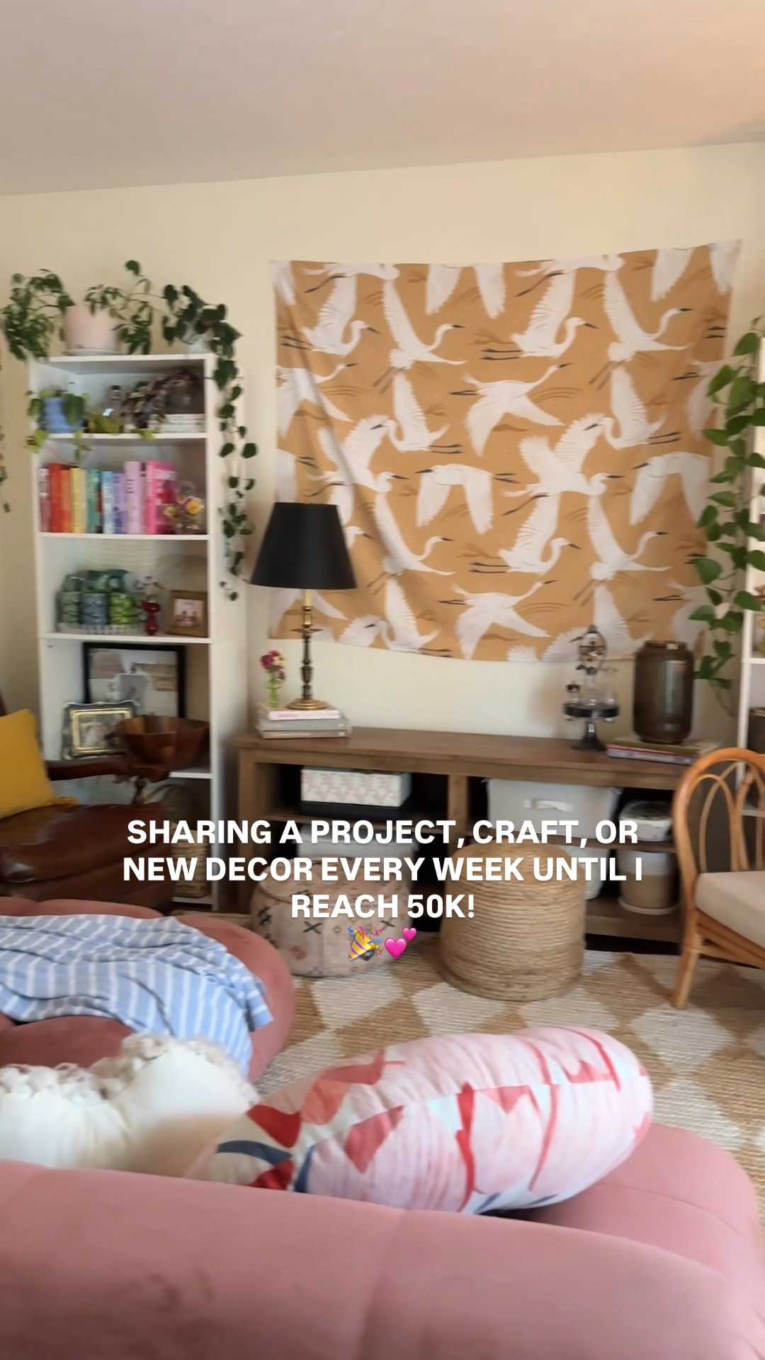 Journey to 50K with me 👯‍♀️🧚🏼‍♀️

This tapestry was in the bedroom & I decided to try it out here in the living room. Turns out, I love it here 🪽



#LTKFindsUnder100 #LTKHome #LTKStyleTip