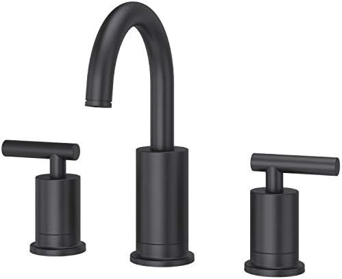 Pfister LG49-NC1B Contempra Widespread Bathroom Faucet 8 Inch, Matte Black | Amazon (US)