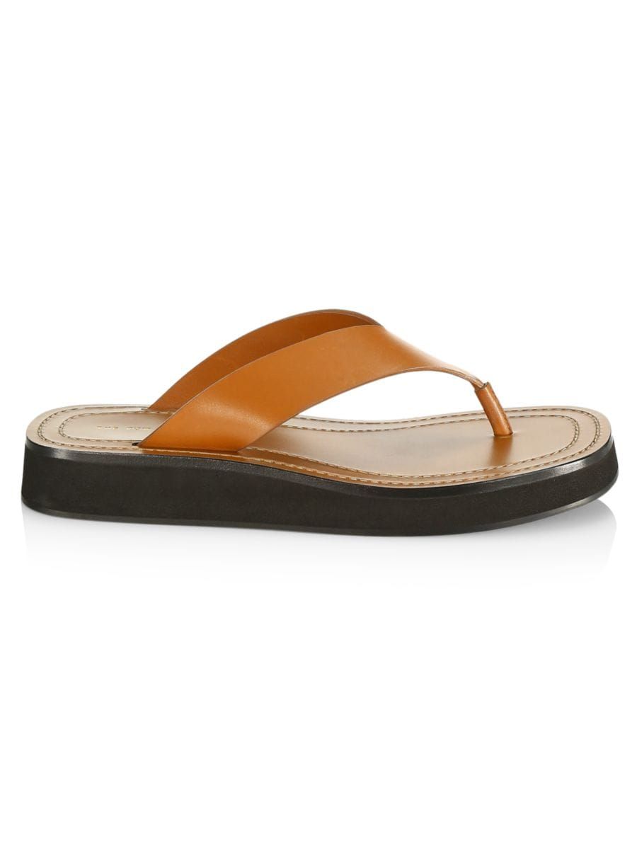 Ginza Leather Thong Sandals | Saks Fifth Avenue
