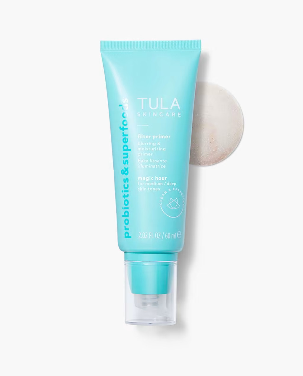 blurring & moisturizing primer (sheerly tinted) | Tula Skincare