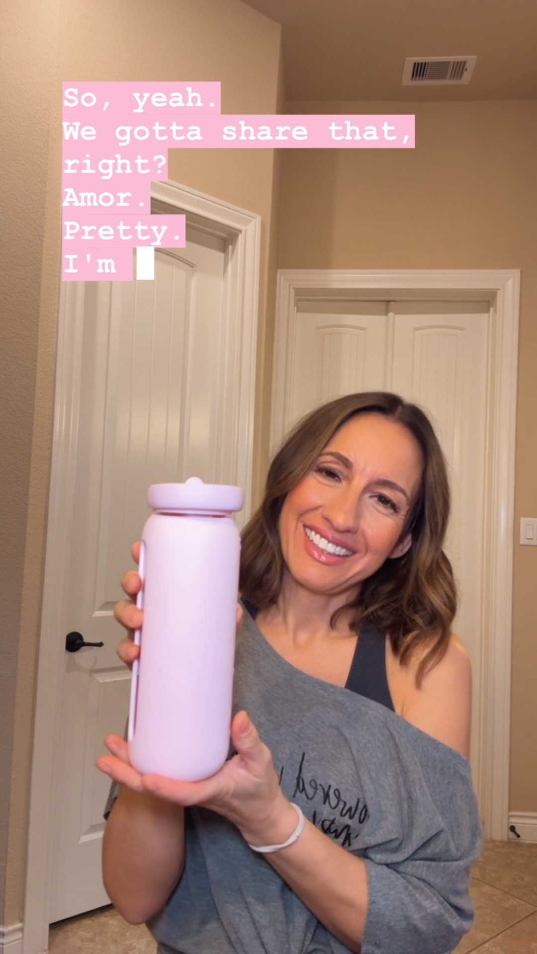 Hello! Workout is check off the to do list, ready for the day, and say hello to the prettiest water bottle. Love this Bink water bottle so much. 


#LTKselfcare #LTKstorytime #LTKOver40