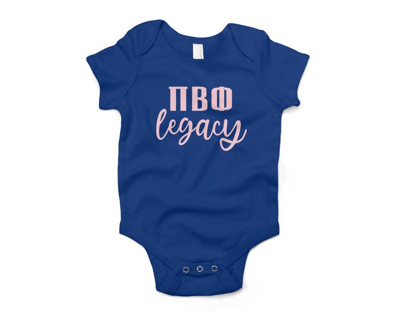 PiPhi Pi Beta Phi Legacy Baby Outfit Choose Your Color | Etsy (US)