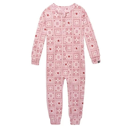 Modern Moments by Gerber Toddler Neutral Valentine´s Day One-Piece Pajama, Sizes 12M-5T | Walmart (US)