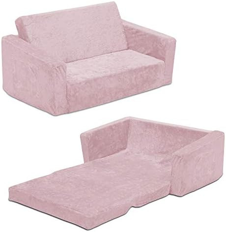 Delta Children Serta Perfect Sleeper Extra Wide Convertible Sofa to Lounger, Comfy 2-in-1 Flip Op... | Amazon (US)