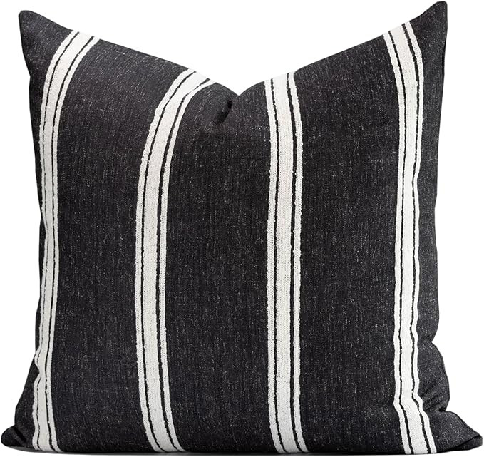Amazon.com: Crumbs Home Modern Farmhouse Fall Linen Indoor Outdoor Throw Pillow Cover Only, 20"x2... | Amazon (US)