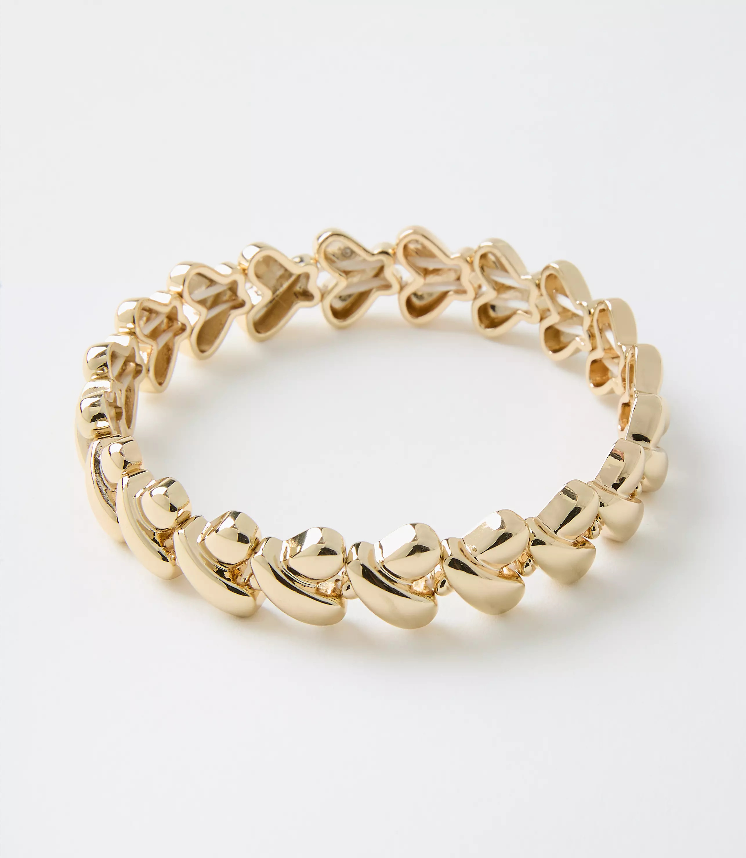 Metal Heart Stretch Bracelet | LOFT
