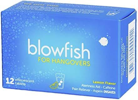Blowfish for Hangovers - FDA-Recognized Hangover Remedy - Scientifically Formulated to Relieve Ha... | Amazon (US)
