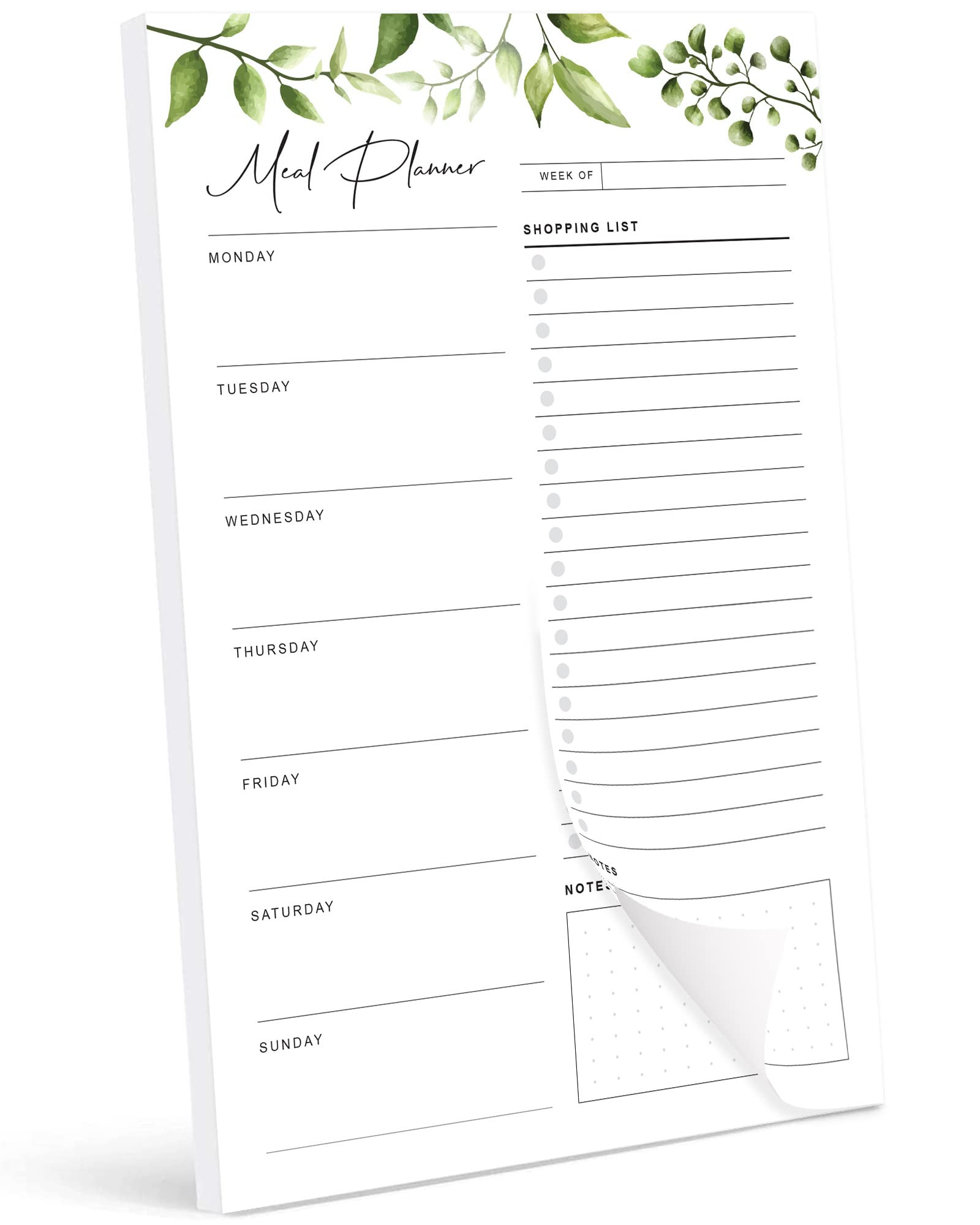 Magnetic Meal Planning Pad for Fridge 52 Undated Tear-off Sheets, 6x9 Inch Meal Planning Notepad ... | Amazon (US)