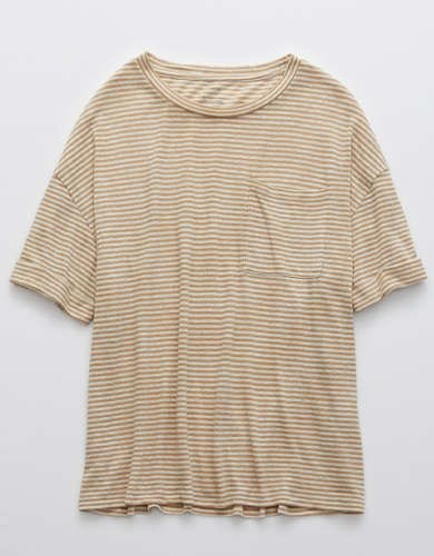 Aerie Linen Breezy T-Shirt | American Eagle Outfitters (US & CA)