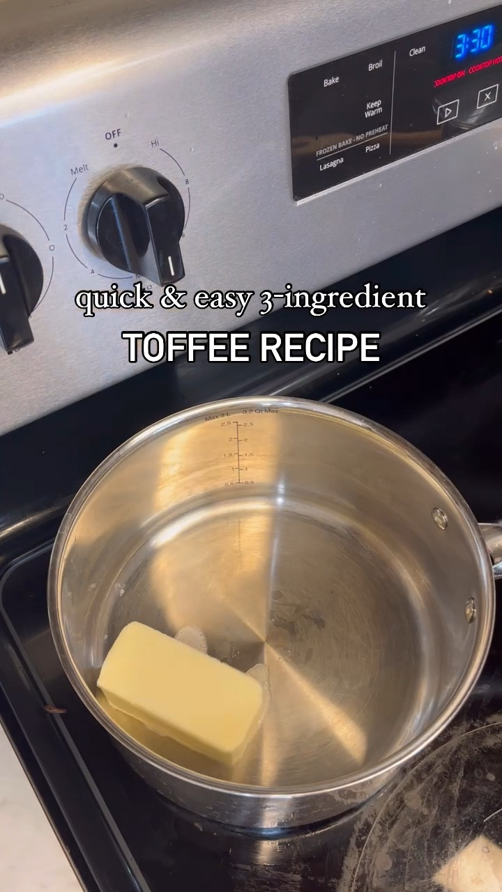 3-ingredient toffee recipe. details are on instagram @thatgenzhomemaker



#LTKVideo #LTKSeasonal #LTKHome
