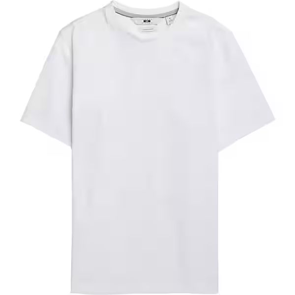 Joseph Abboud Men's White Short Sleeve Crew Neck Shirt - Size: Small | The Men's Wearhouse