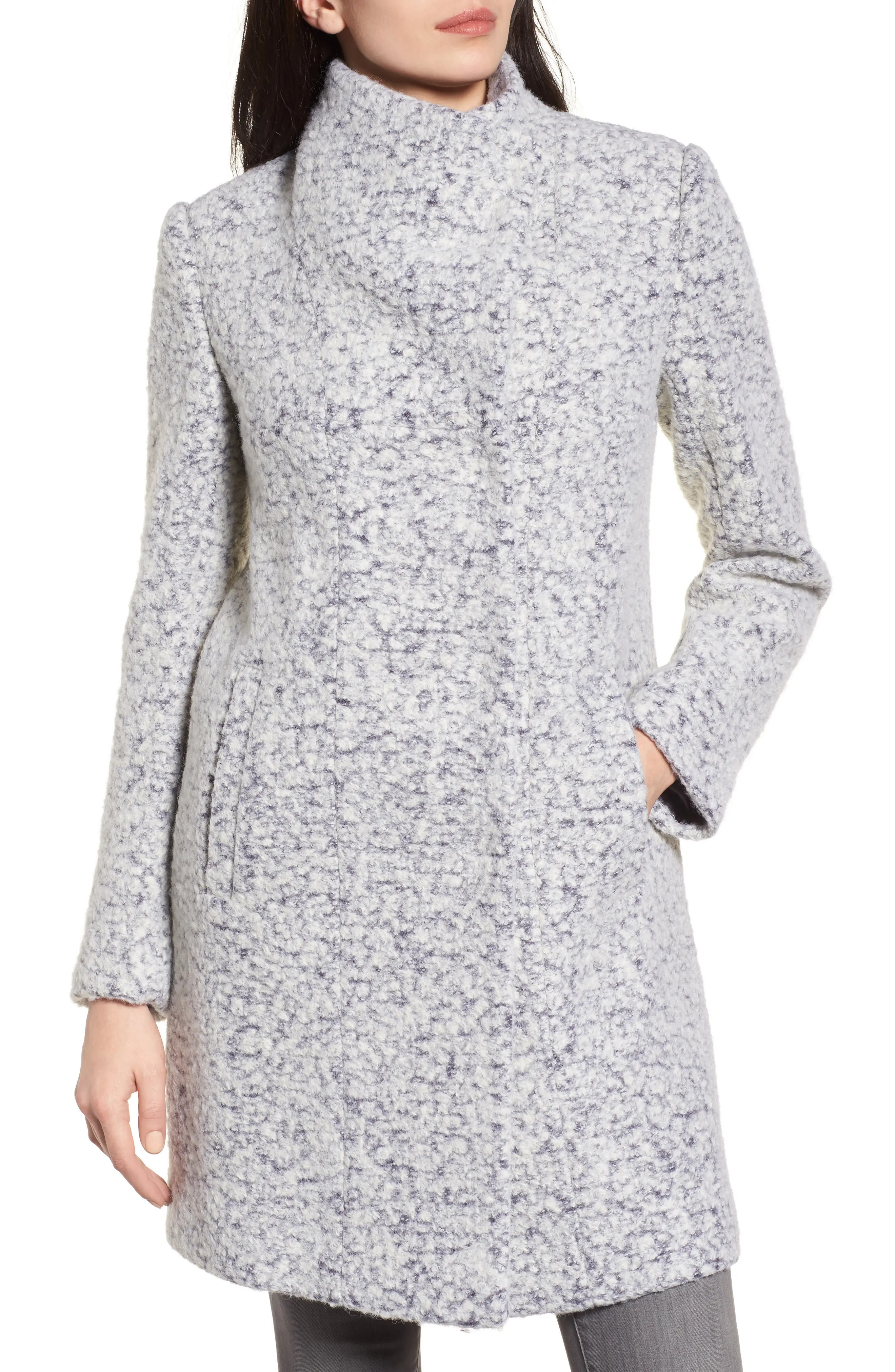 Pressed Bouclé Coat | Nordstrom