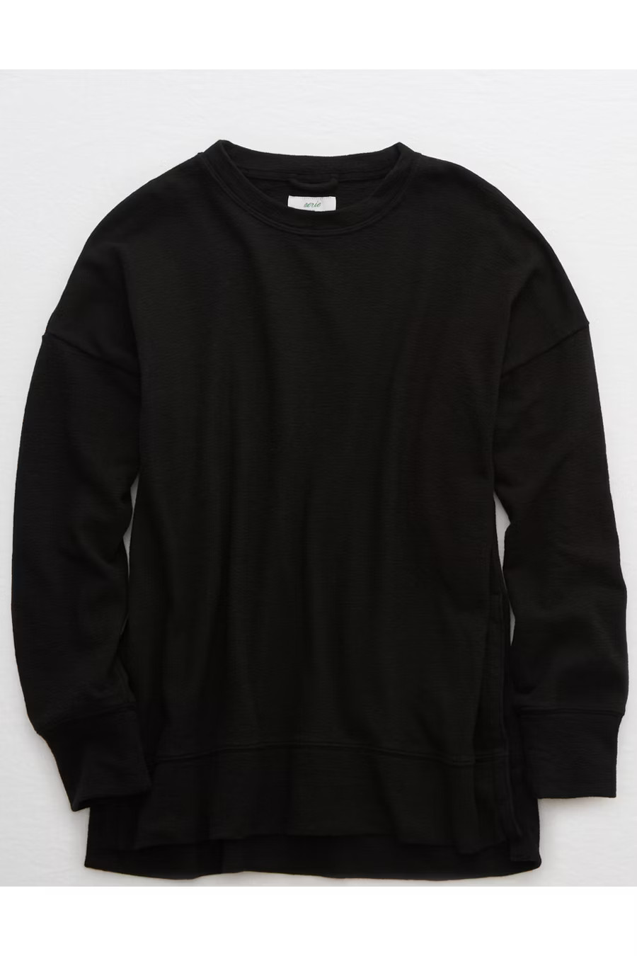 Aerie Summer Desert Sweatshirt Women's True Black XS | American Eagle Outfitters (US & CA)