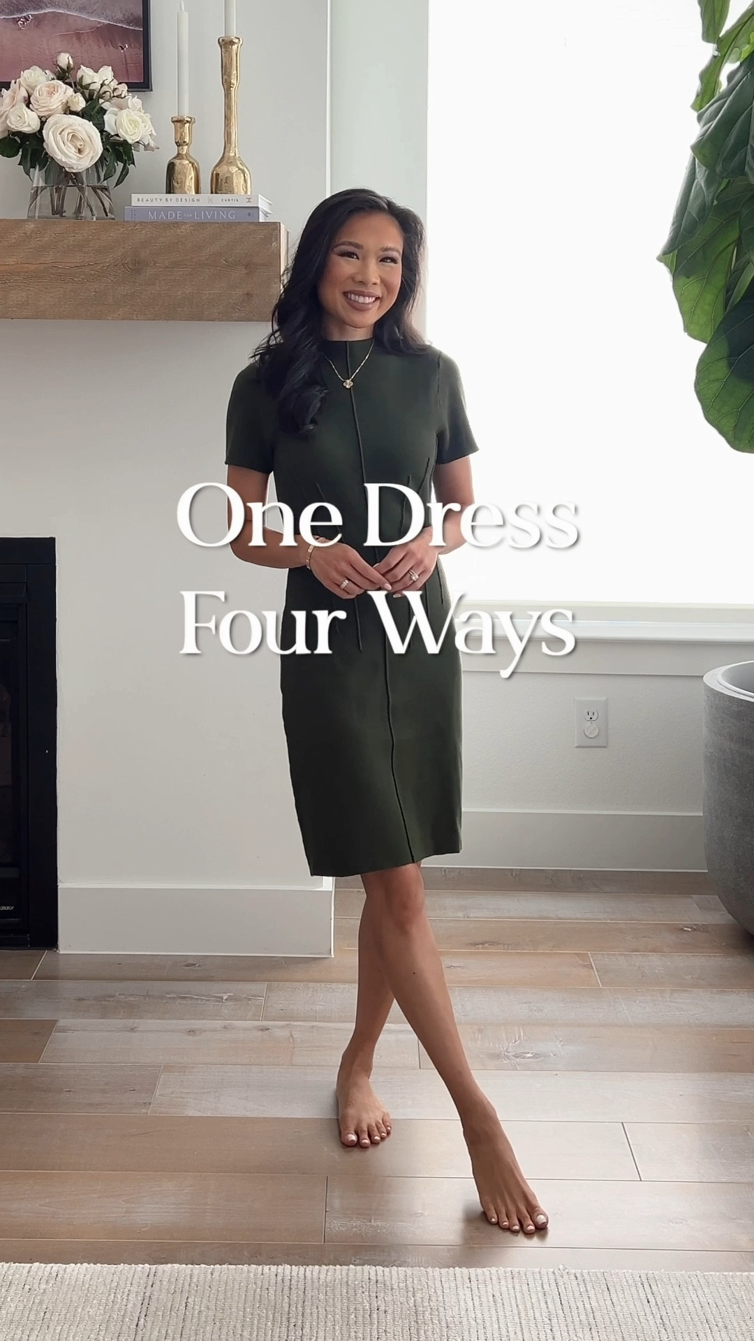 One dress four ways from the Nordstrom anniversary sale! Love this pintuck dress because of its versatility. Wear for workwear, teachers outfits, business casual or wear for date night, layer with cardigans and coats for easy fall outfits and more  

#LTKStyleTip #LTKxNSale #LTKWorkwear