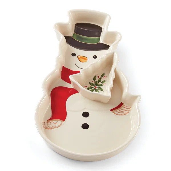 Lenox Novelty Porcelain Chips And Dip Platter | Wayfair North America