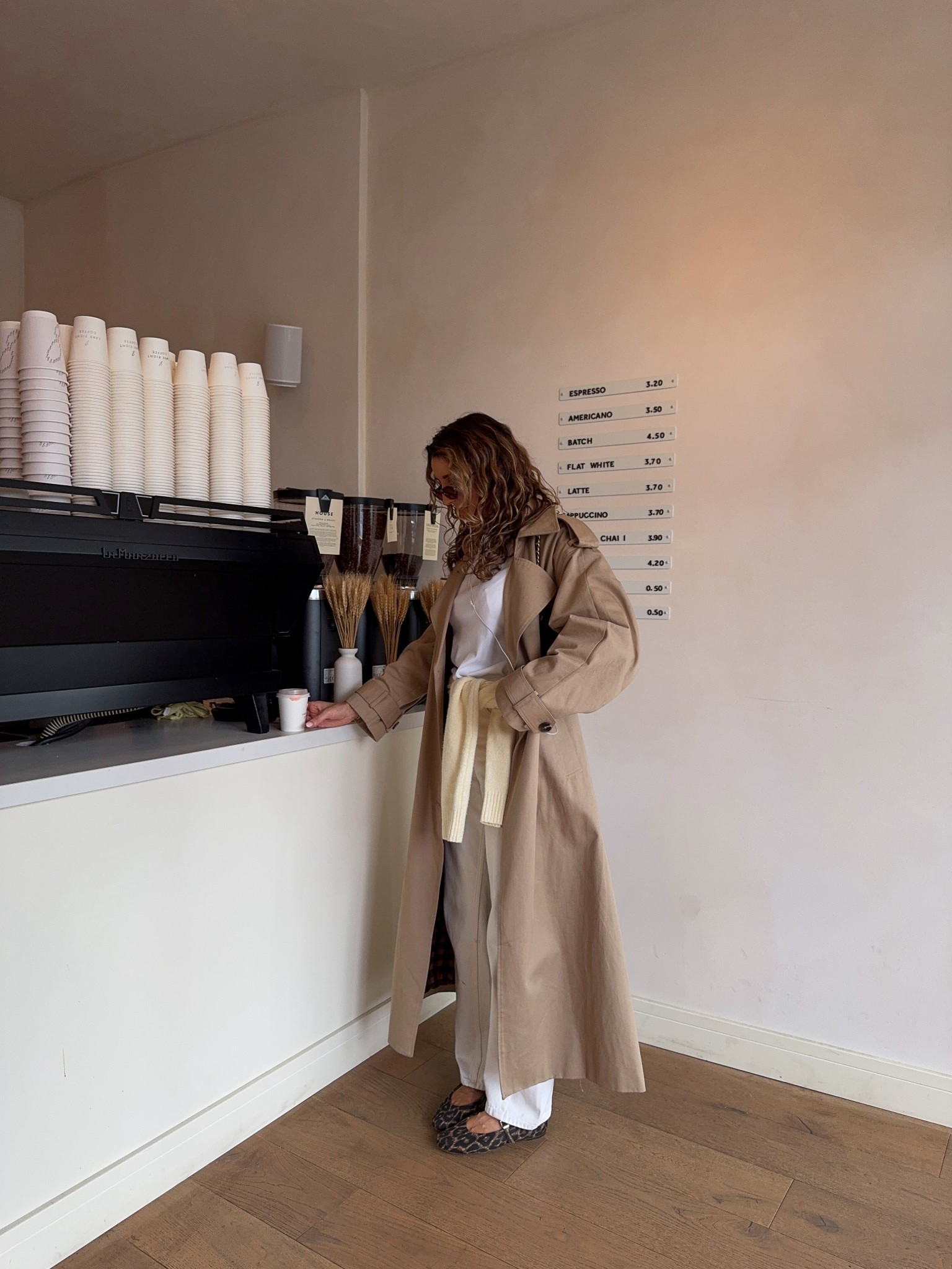 A spring outfit formula I will be wearing on repeat: white jeans, white t shirt, trench coat, leopard print ballet flats and a pop of butter yellow 🐆🧈

#LTKuk #LTKspring #LTKstyletip