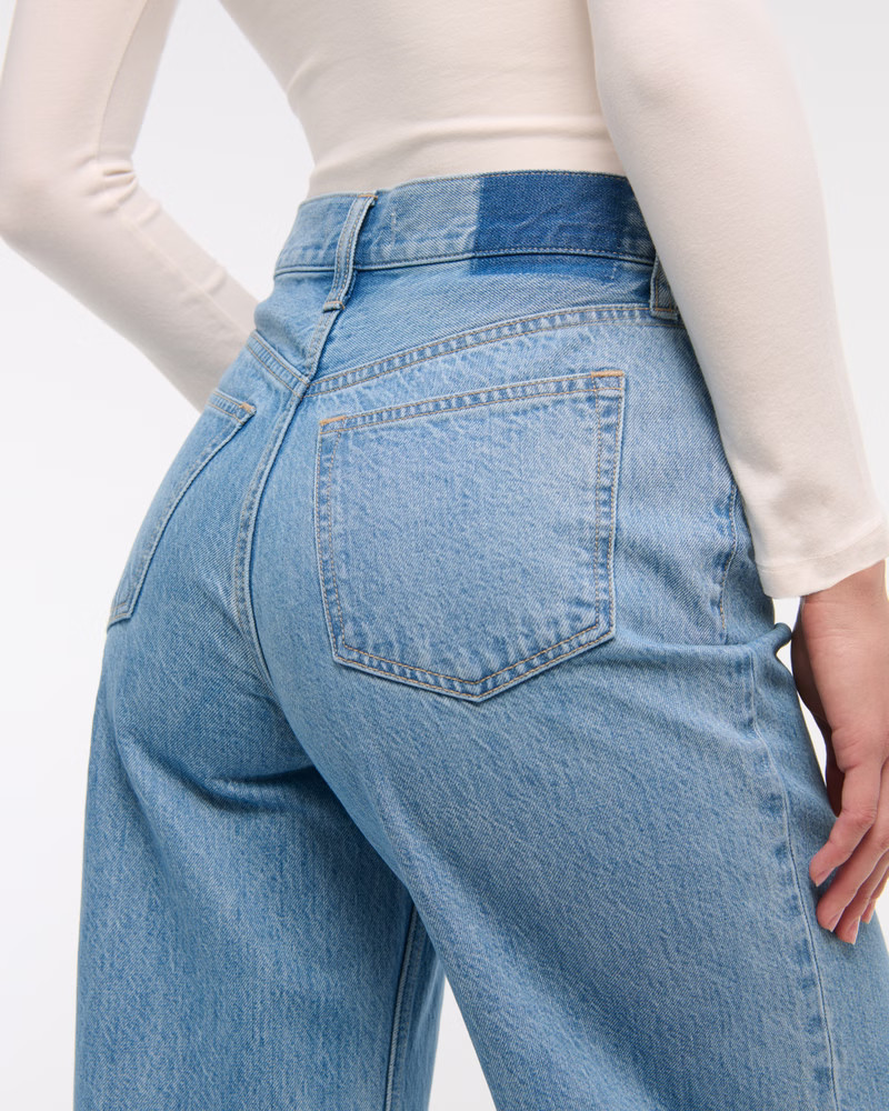 High Rise Wide Leg Jean | Abercrombie & Fitch (US)