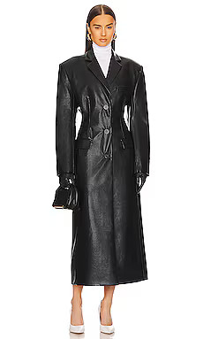Waterbased Faux Leather Long Coat
                    
                    Helsa | Revolve Clothing (Global)