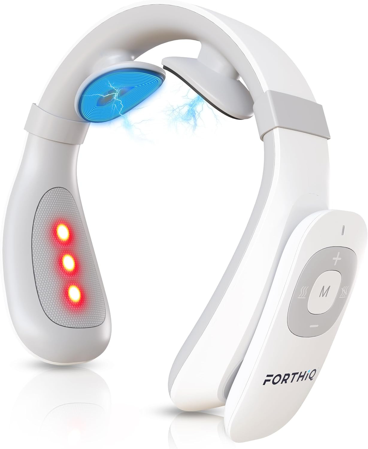 FORTHiQ Neck TENS Machine with Heat, Electric Neck Massager for Pain Relief, 15 Levels Deep Tissu... | Amazon (US)