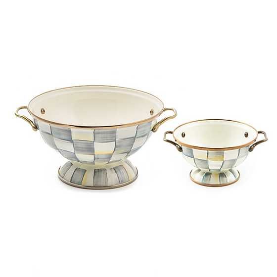 Sterling Check Simply Almost Everything Bowls, Set of 2 | MacKenzie-Childs