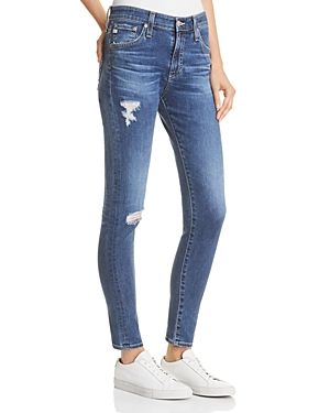 Ag Farrah Ankle Skinny Jeans in 10 Years Baywood Destructed | Bloomingdale's (US)