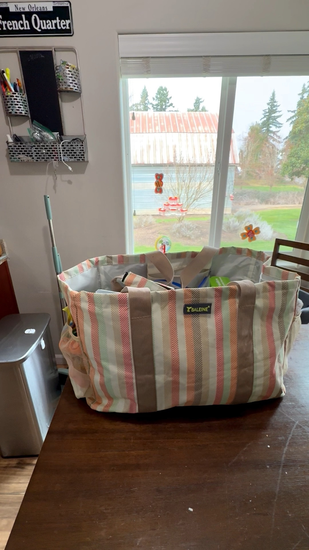 Road trips with kids = snacks everywhere 😅

This extra-large utility tote has been a lifesaver. I keep it in the backseat filled with snacks, drinks, wipes, and all the random things my boys need. It has tons of pockets and actually keeps everything organized instead of rolling all over the car.

Such a simple thing, but it’s made traveling with little ones so much easier.

#LTKTravel #LTKmomlife #LTKdayinmylife