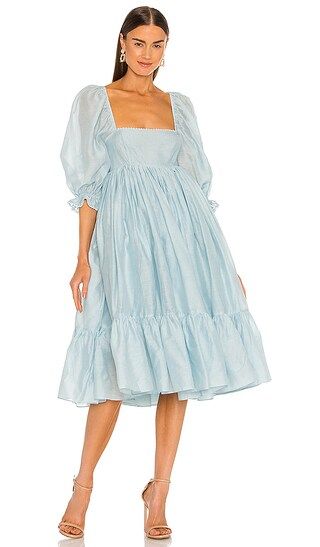 The French Puff Dress in Water Baby Organdy | Revolve Clothing (Global)