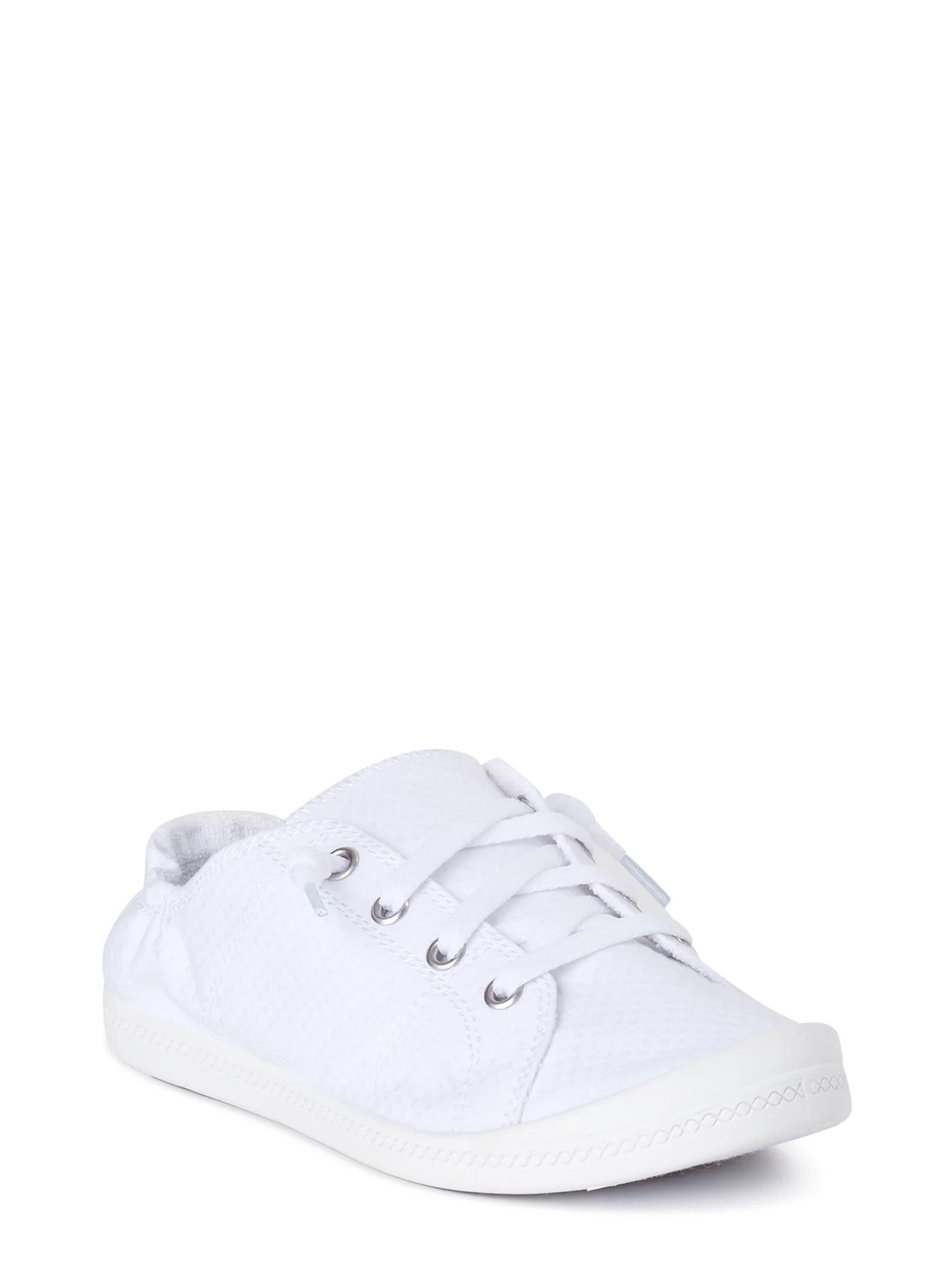 Time and Tru Women's Scrunch Back Slip-On Sneaker, Wide Width Available | Walmart (US)
