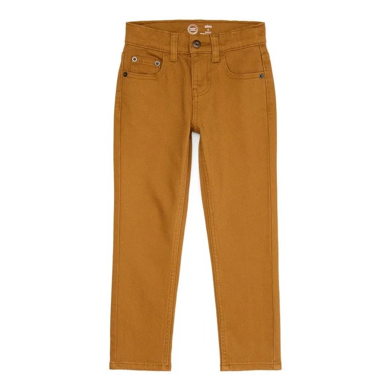 Wonder Nation Boy's Slim Fit Denim Jeans, Sizes 4-18 & Husky | Walmart (US)