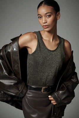 Scotch & Soda Lurex Racer Tank | Anthropologie (US)