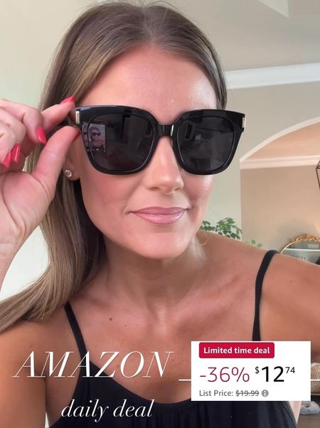 I’ve been wearing these Amazon sunglasses non stop lately and they are on sale right now under $13! 

#LTKSaleAlert #LTKFindsUnder50 #LTKVideo