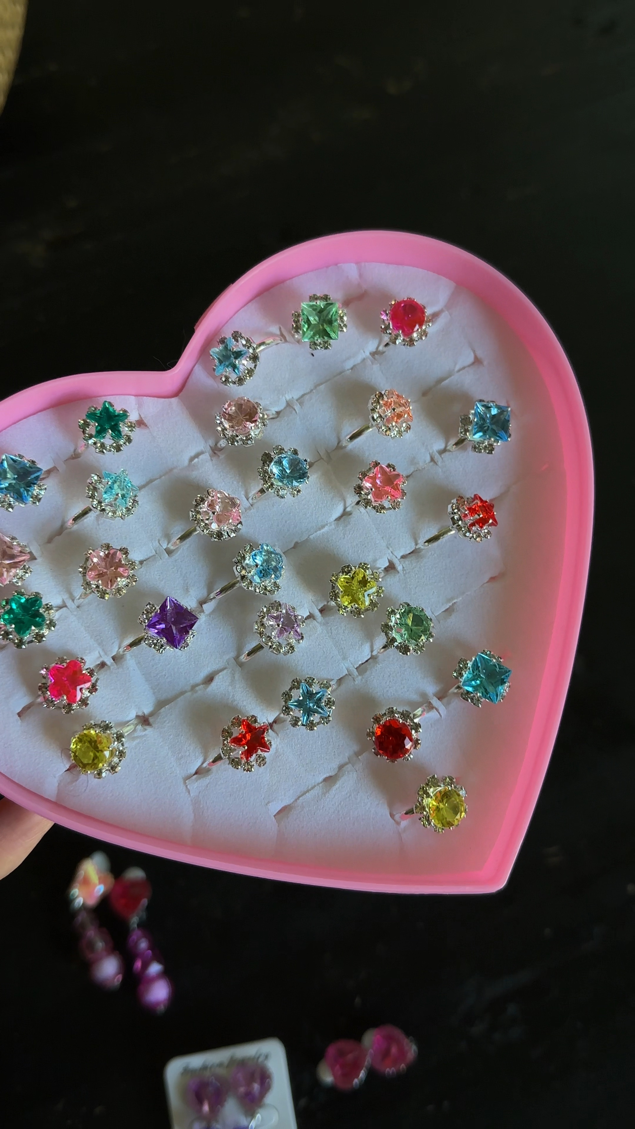 how cute is this costume jewelry?! 
the stones are sparkly, the rings are adjustable & the earrings come with little replaceable pads. 
💎
either of these would make a great stocking stuffer, or gift all on their own. You could even fill a jewelry box & put everything inside. 












💎
@Morgan.Speiser 
stocking stuffer idea, little girl gift, christmas gift idea, dress up jewelry, costume jewelry, girl gift guide.  

#LTKHoliday #LTKVideo #LTKSeasonal