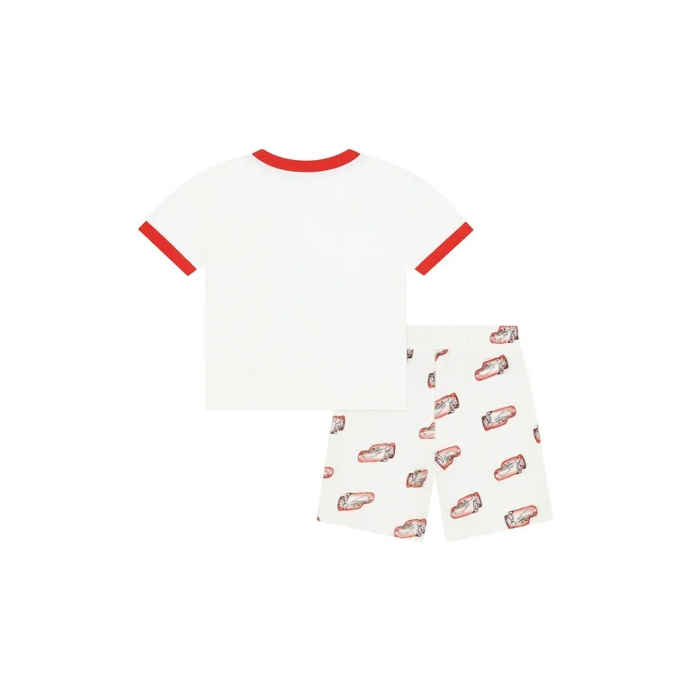 Disney Pixar Cars Toddler Boys Short Sleeve T-Shirt and Shorts Set, 2-Piece, Sizes 12M-5T - Walma... | Walmart (US)