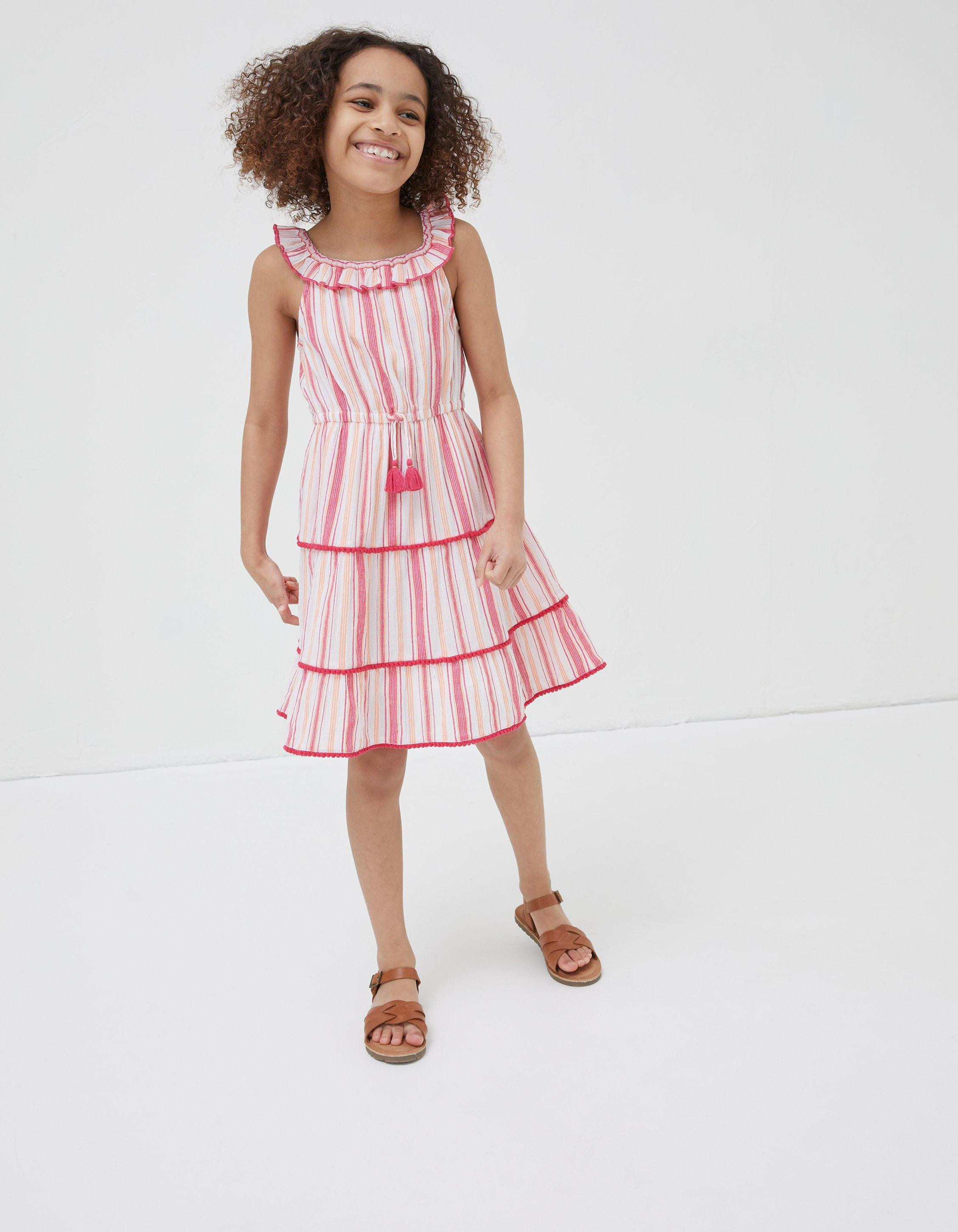 Raya Stripe Woven Dress | FatFace (US & Canada)