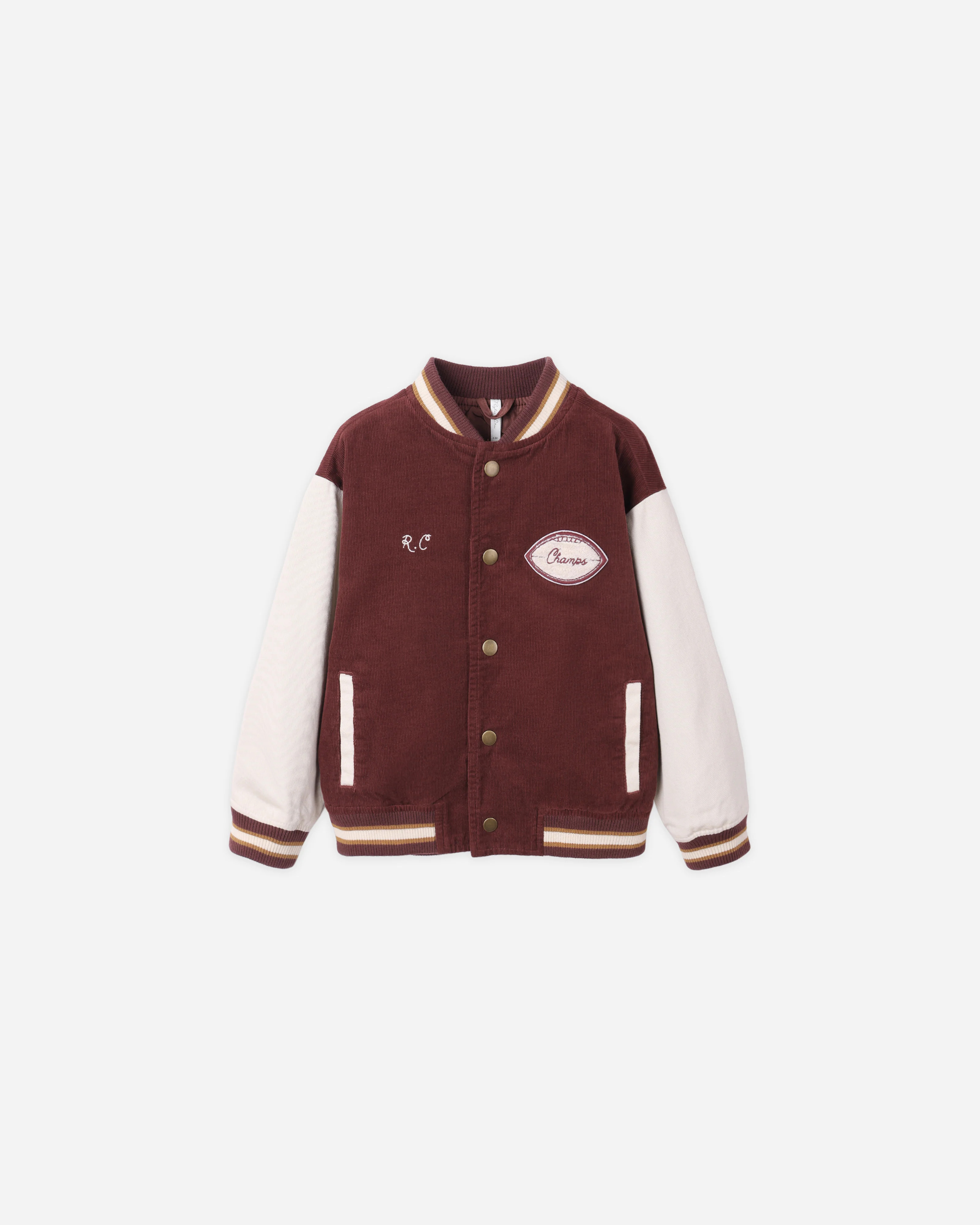 Varsity Jacket || Burgundy | Rylee + Cru