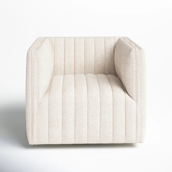 Brandt Upholstered Swivel Armchair | Wayfair North America