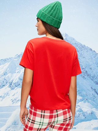 Holiday-Graphic Crew-Neck T-Shirt for Women | Old Navy (US)