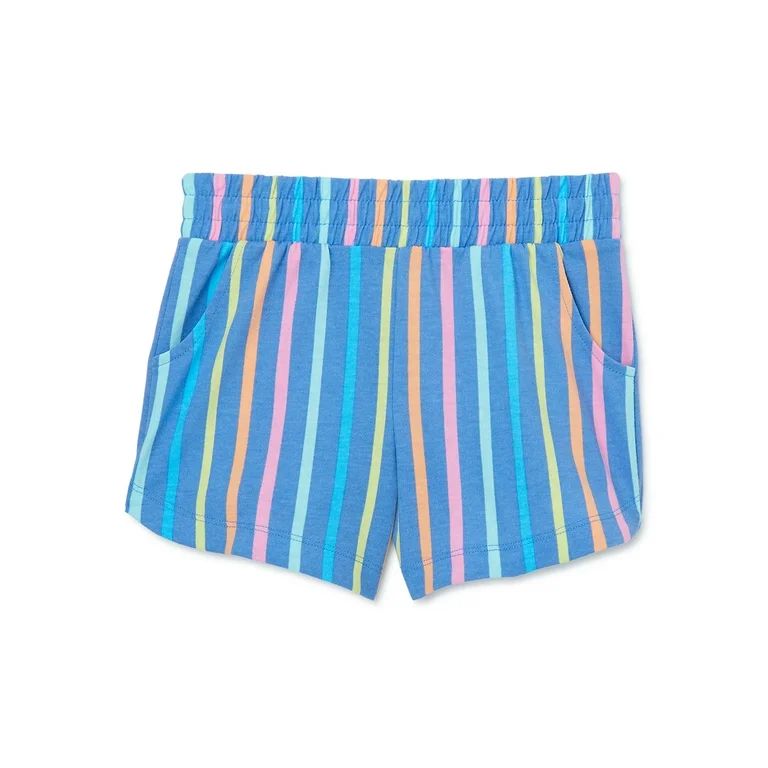 Wonder Nation Girls’ Jersey Dolphin Shorts, Sizes XS-XL & Plus - Walmart.com | Walmart (US)