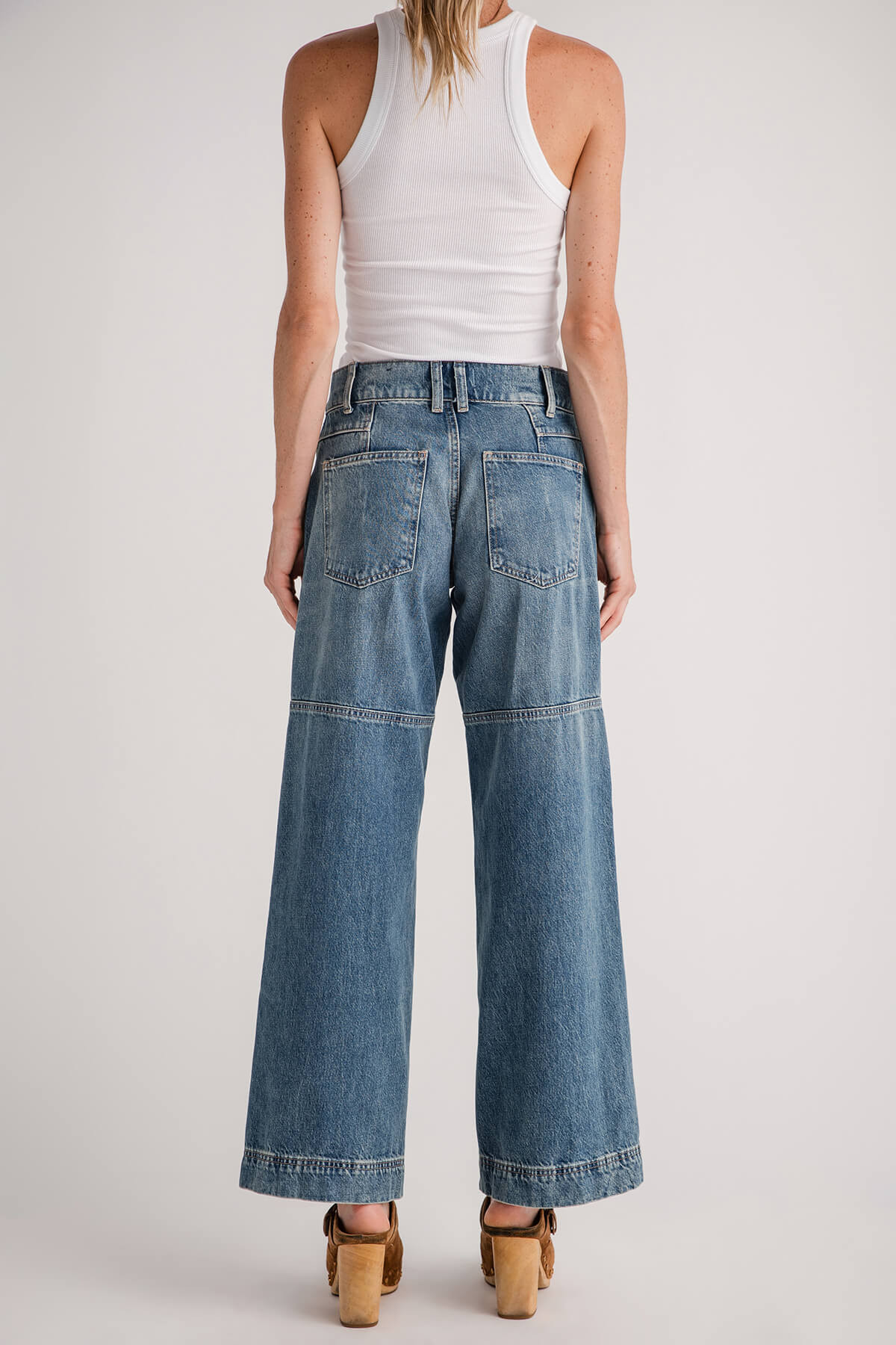 Free People Benji Relaxed Wide Leg Jean | Social Threads